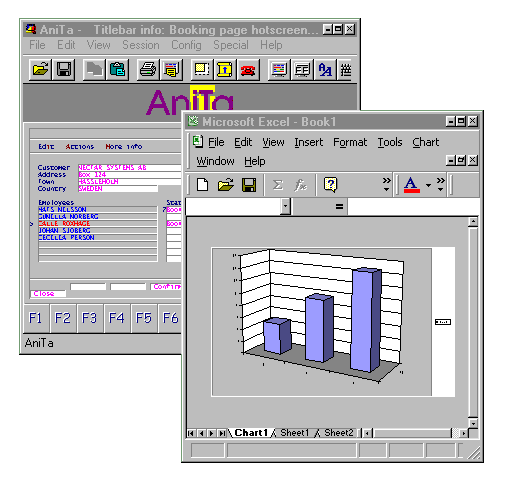 COM Excel graph demo
